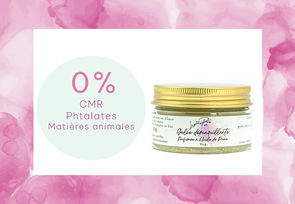 Gelée démaquillante à la prune naturelle pour un démaquillage doux.