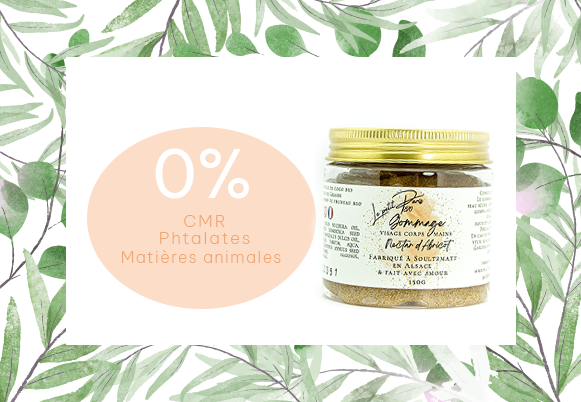 Gommage naturel à l'abricot de la savonnerie petit paris