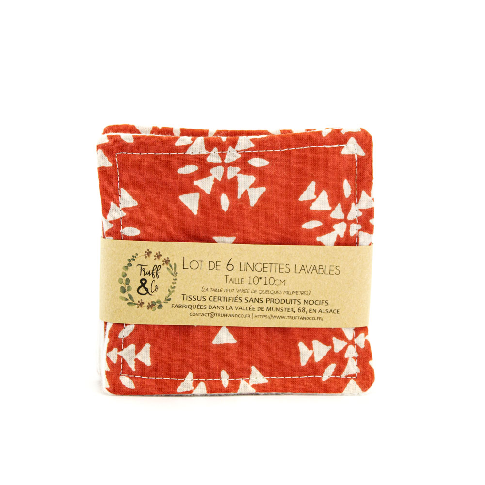 Lingette réutilisable, accessoire naturel de la Savonnerie Petit Paris