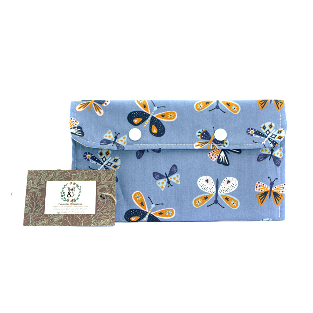 Pochette grande, accessoire de rangement artisanal de la Savonnerie Petit Paris