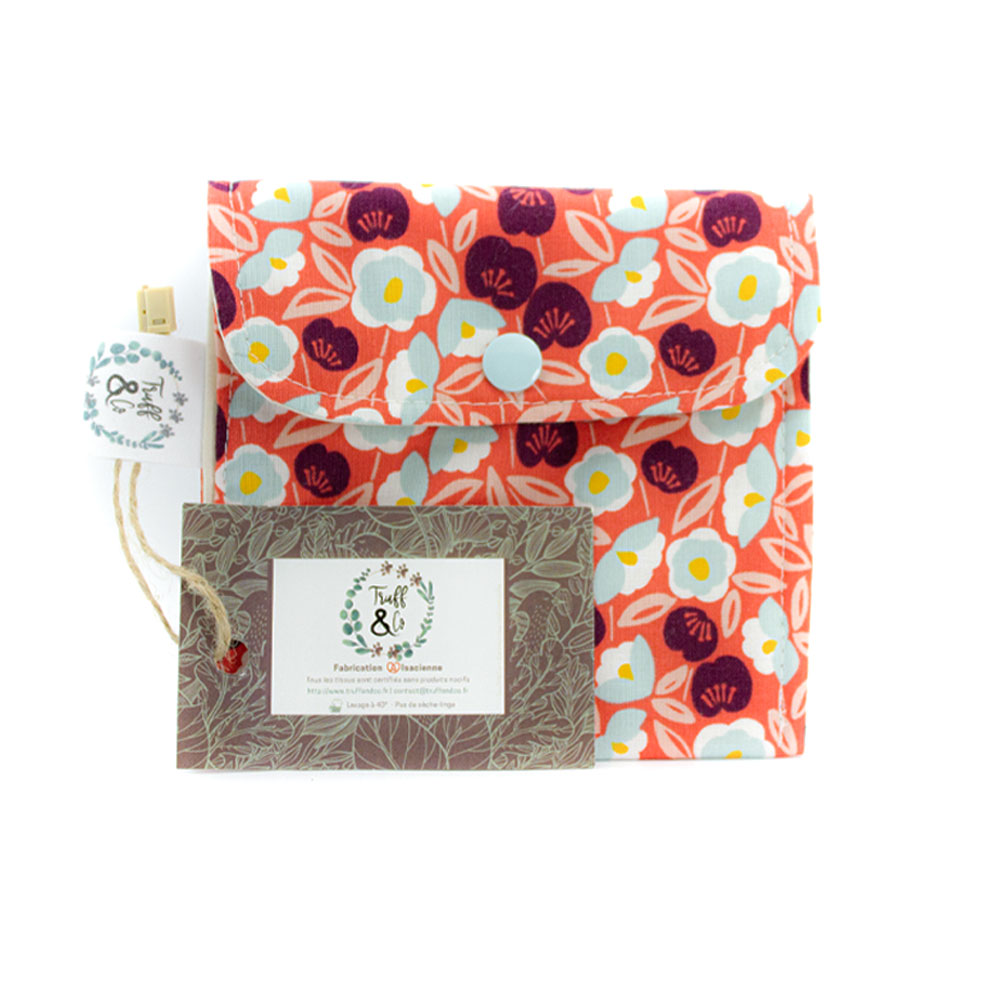 Pochette petite, une pochette de rangement artisanal de la Savonnerie Petit Paris en alsace