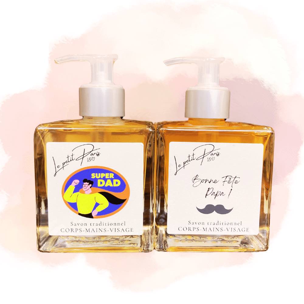 2 Savons Liquides Super Dad, édition Fête des Pères.